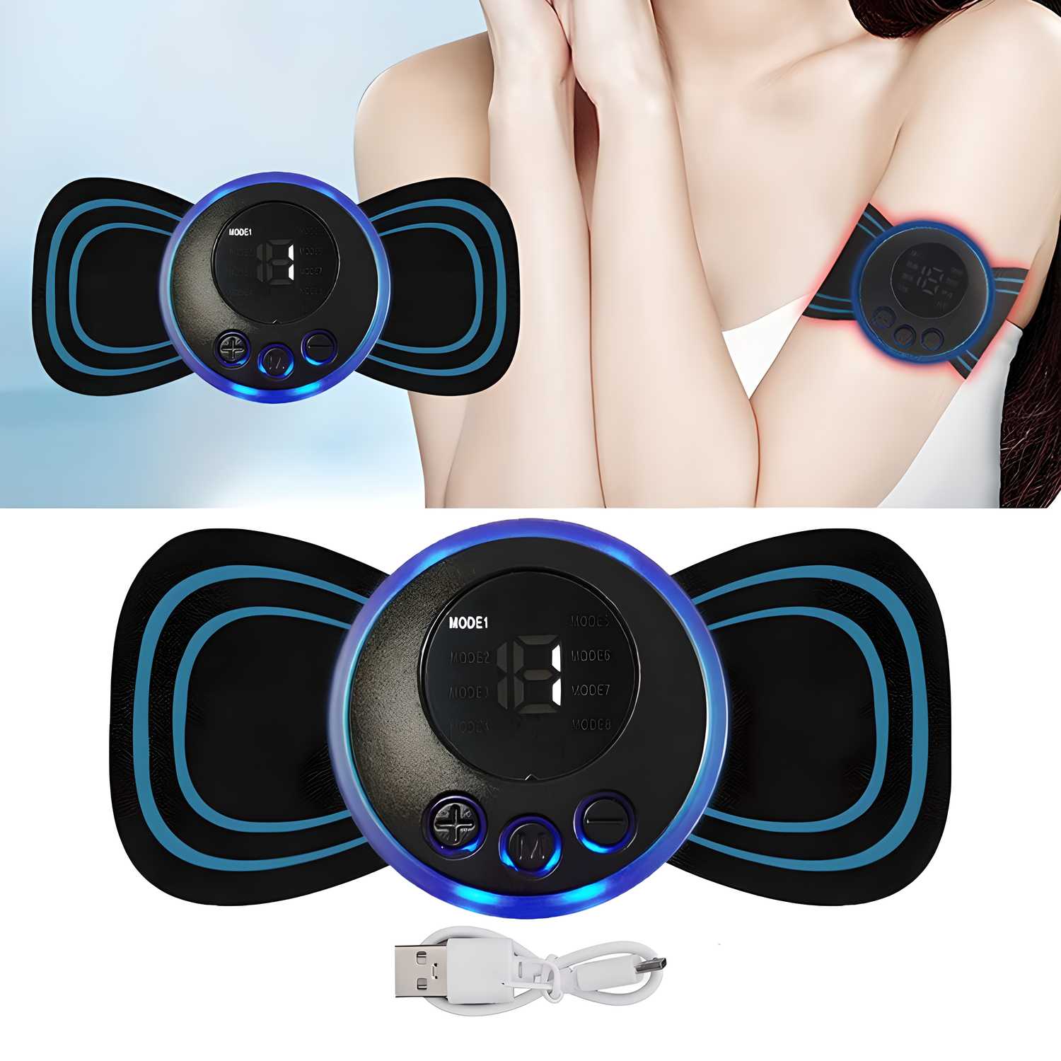 Mini Massager With 8 Modes And 19 Strength Levels