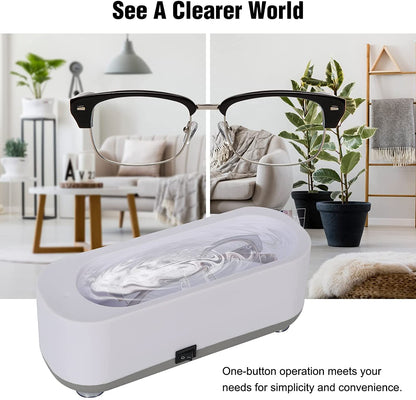 Portable Mini Ultrasonic Jewelry Cleaner Machine